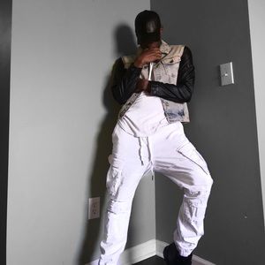 Zara Man Denim x Leather Jacket